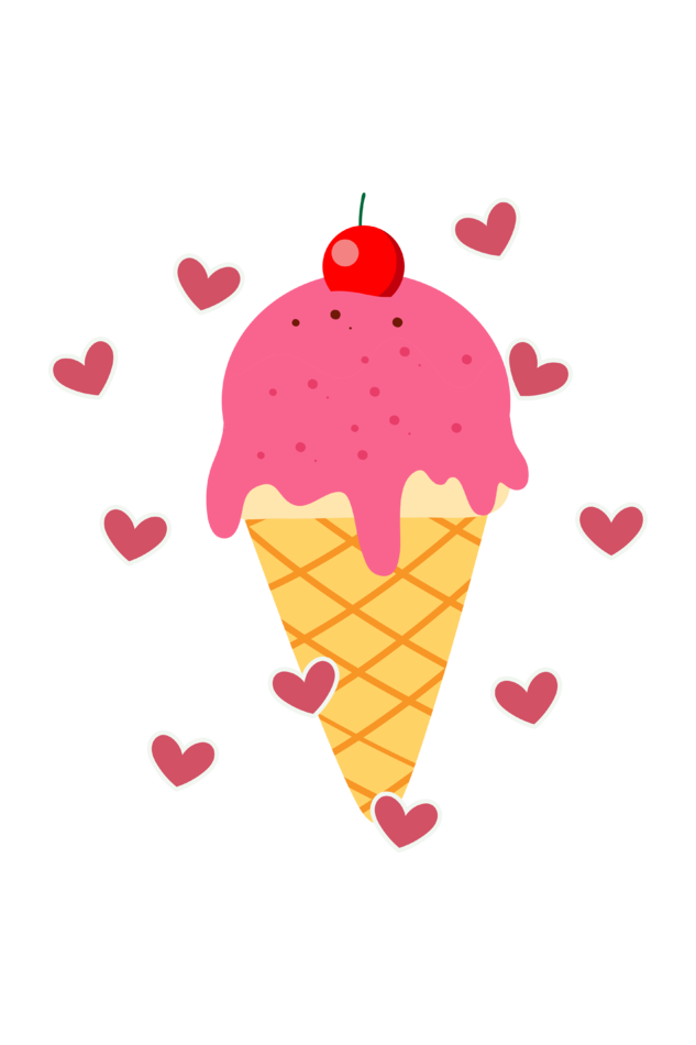 Ice Cream Love - Girl's T-shirt