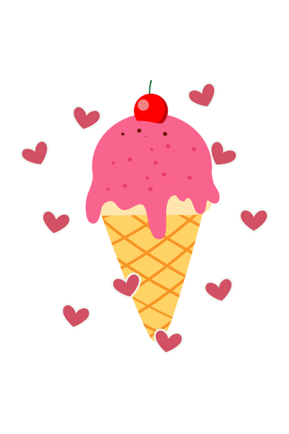 Ice Cream Love - Girl's T-shirt