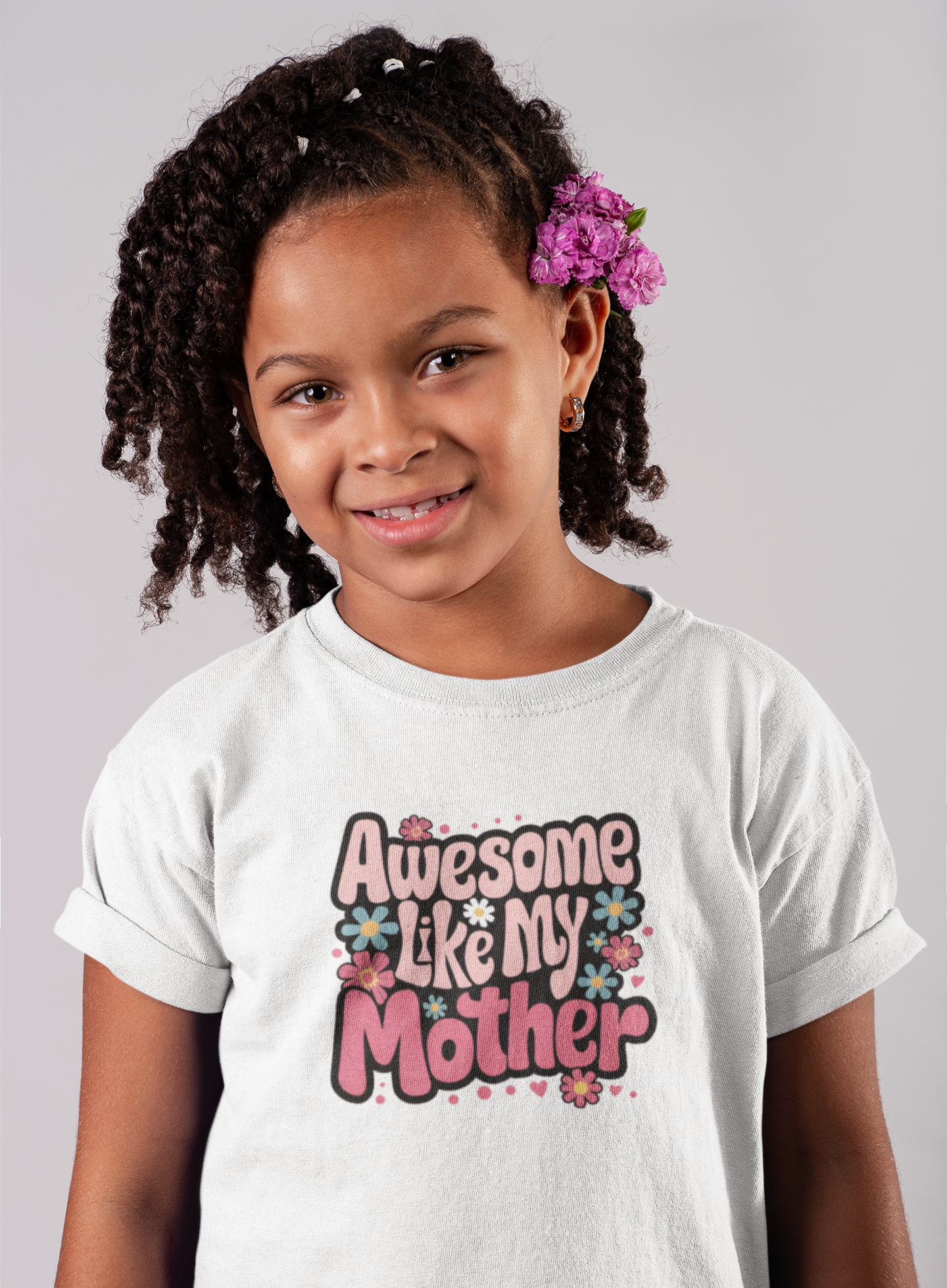 Awesome Like Mom - Girl's T-shirt