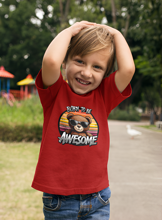 Awesome Teddy - Boy's T-shirt