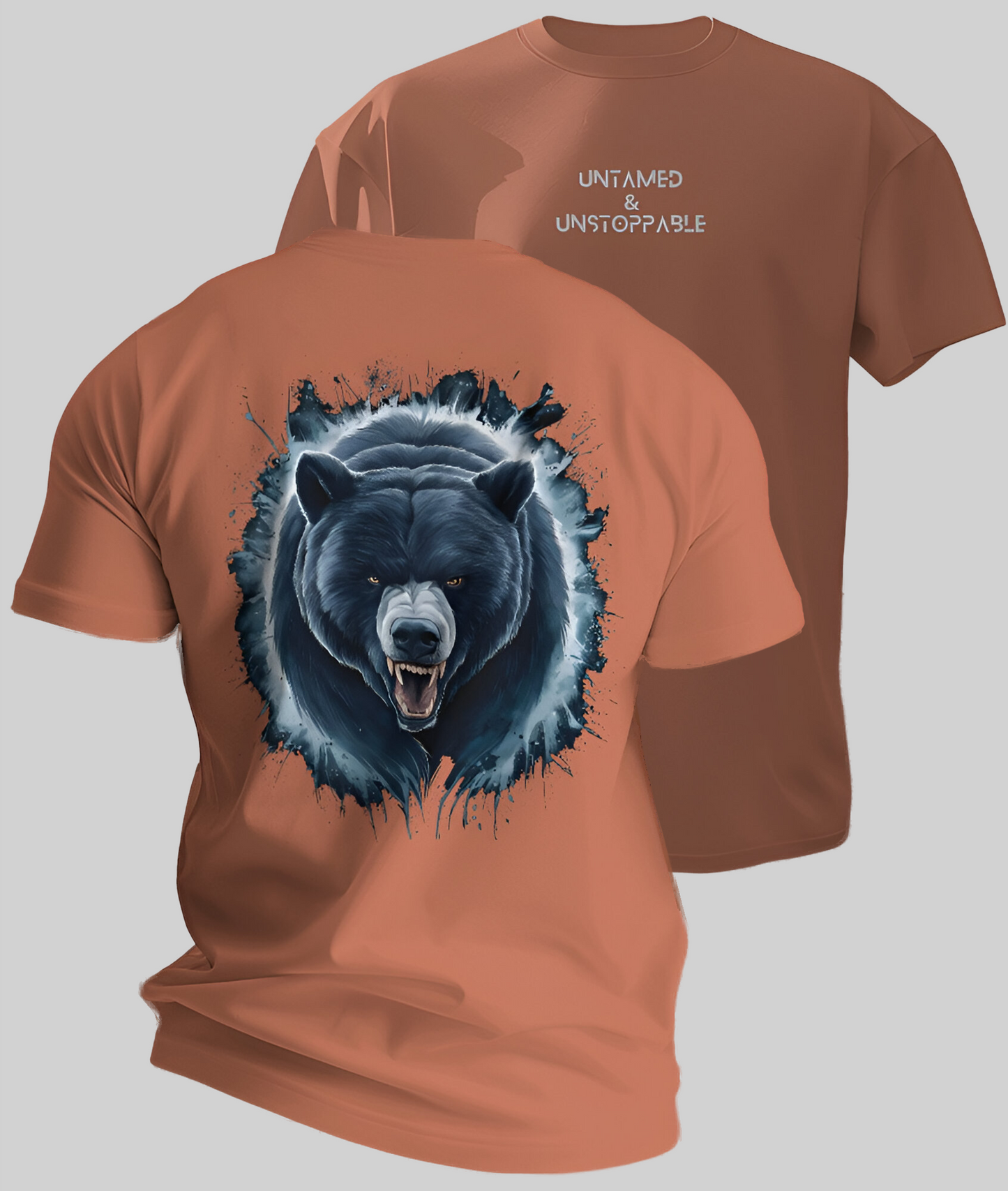 Fierce Bear - Men's Oversized T-shirt