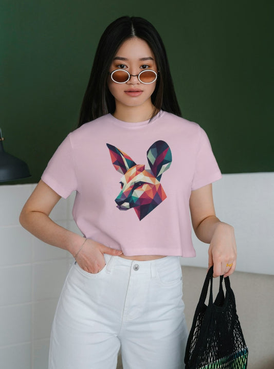 Geo Fox - Women's Crop Top