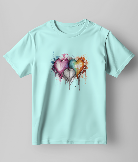 Heart Art - Women's Oversized T-shirt