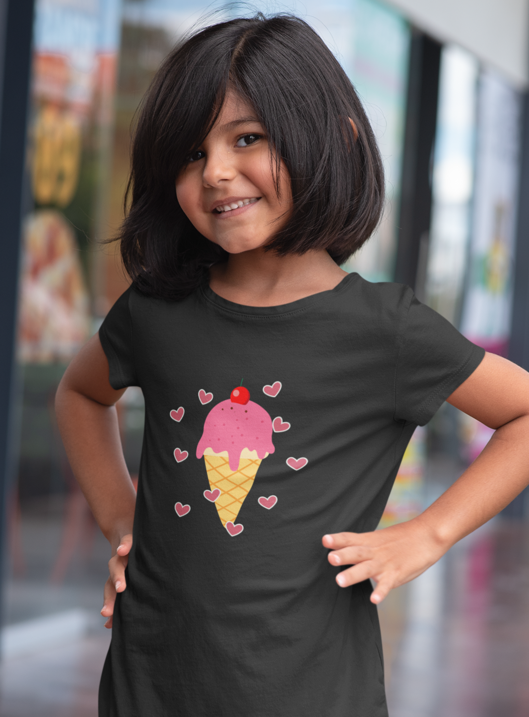 Ice Cream Love - Girl's T-shirt