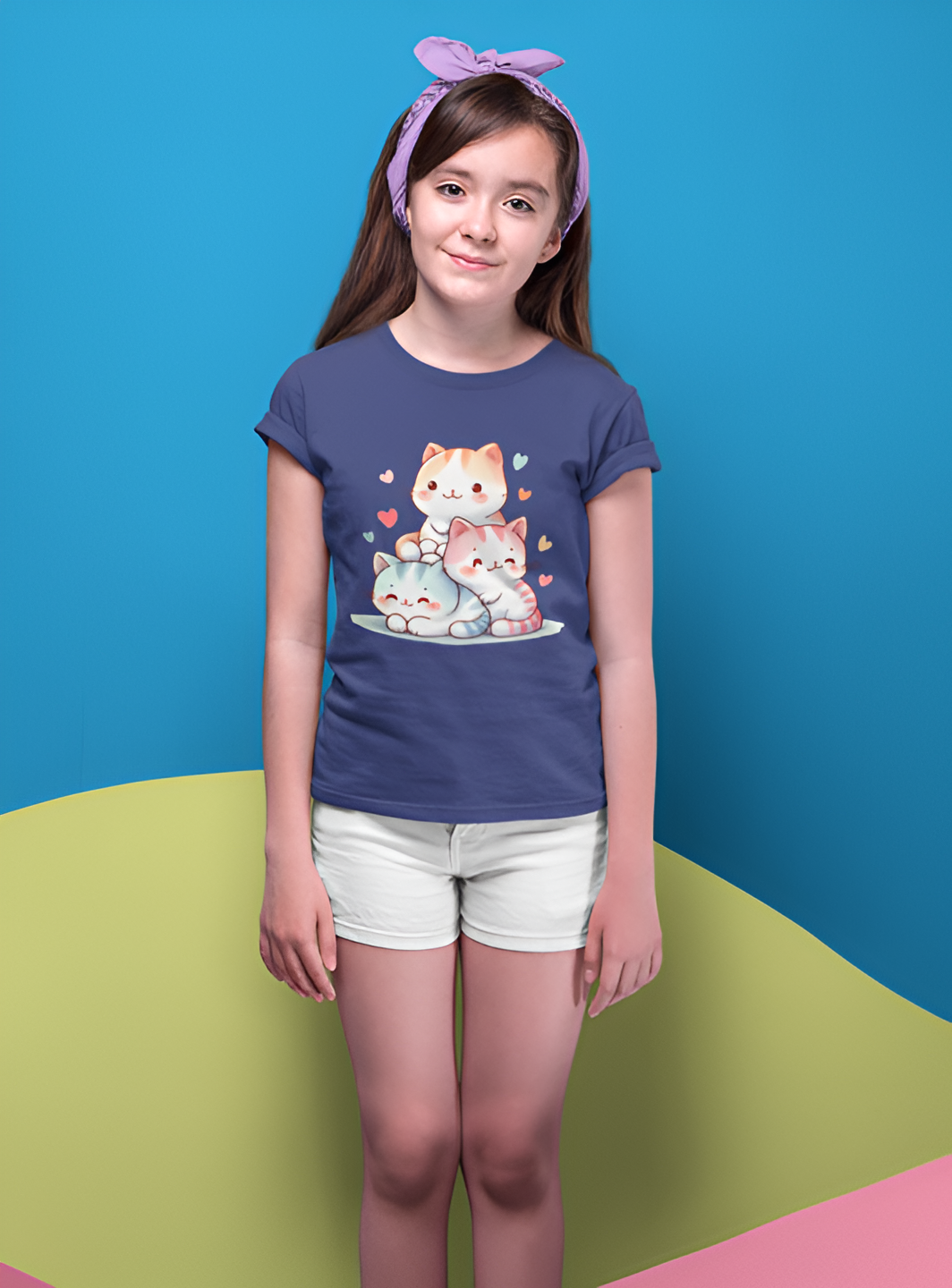 Cuddle Kittens - Girl's T-shirt