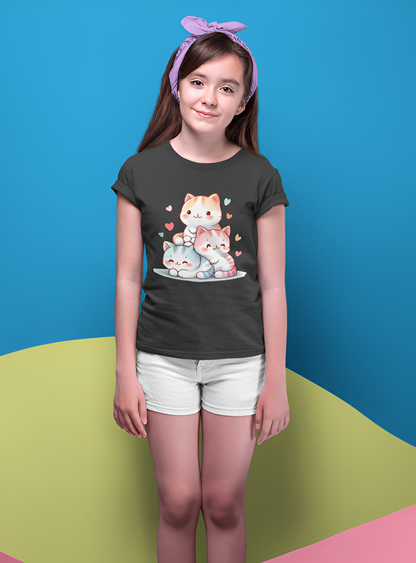 Cuddle Kittens - Girl's T-shirt