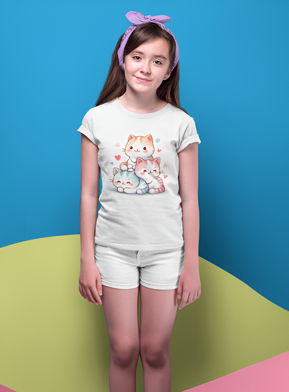 Cuddle Kittens - Girl's T-shirt