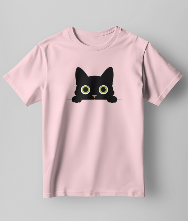 Peeking Cat - Women's Oversized T-shirt