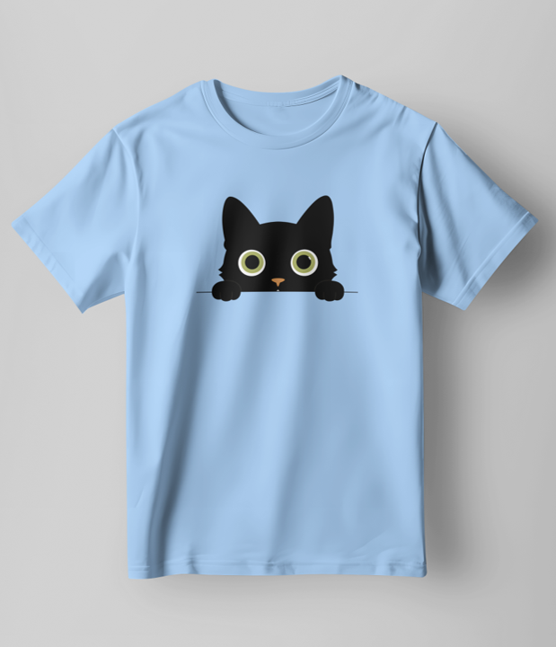 Peeking Cat - Women's Oversized T-shirt