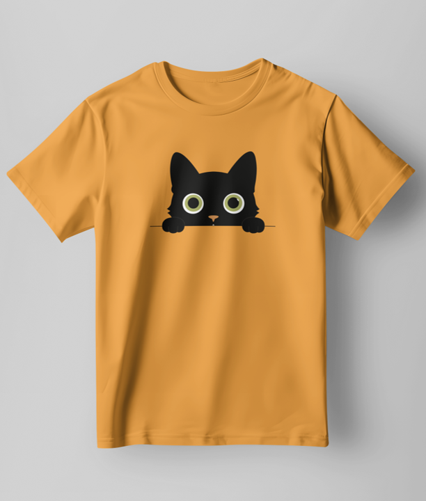 Peeking Cat - Women's Oversized T-shirt