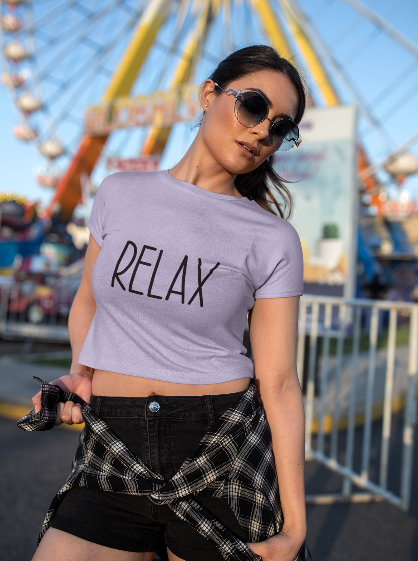 Unwind - Women's Crop Top