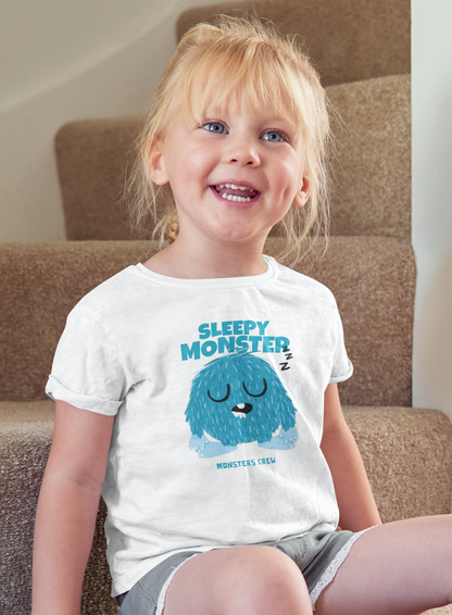 Sleepy Monster - Girl's T-shirt