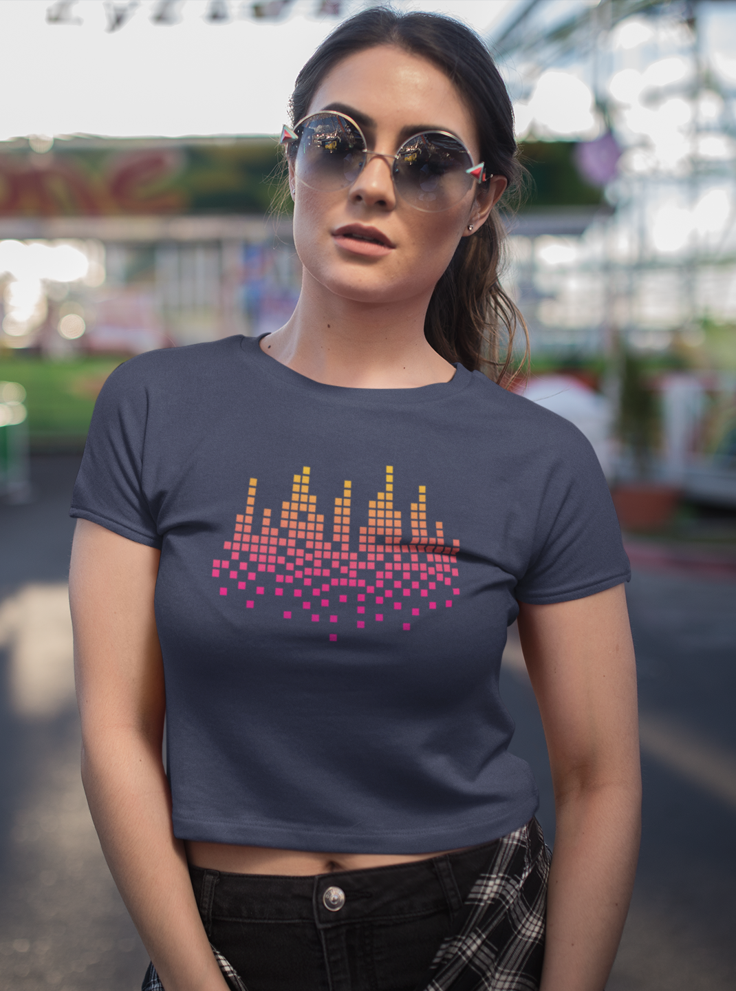 Soundwave Vibes - Women's crop top