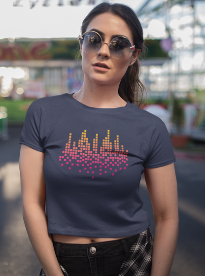 Soundwave Vibes - Women's crop top