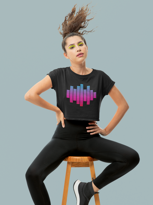 Soundwave Chic - Women's crop top