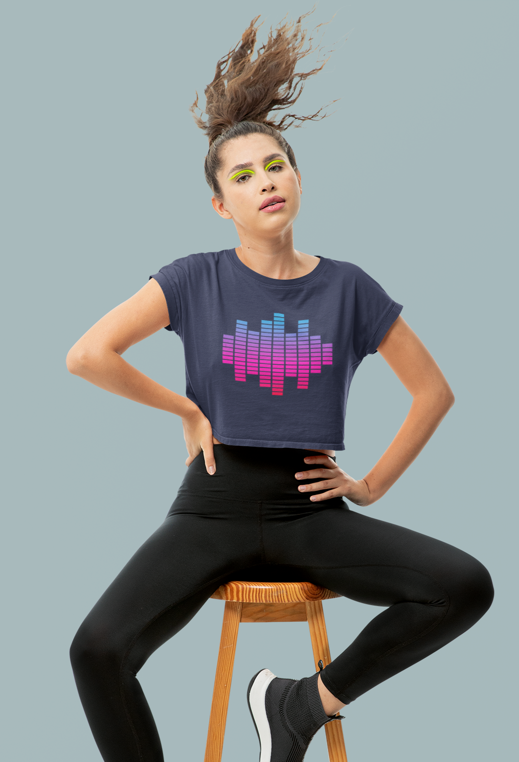 Soundwave Chic - Women's crop top