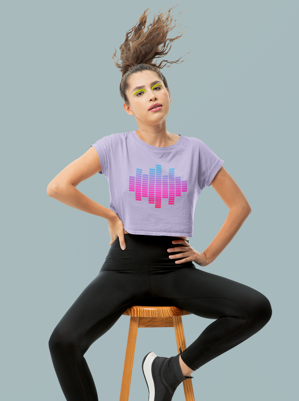 Soundwave Chic - Women's crop top